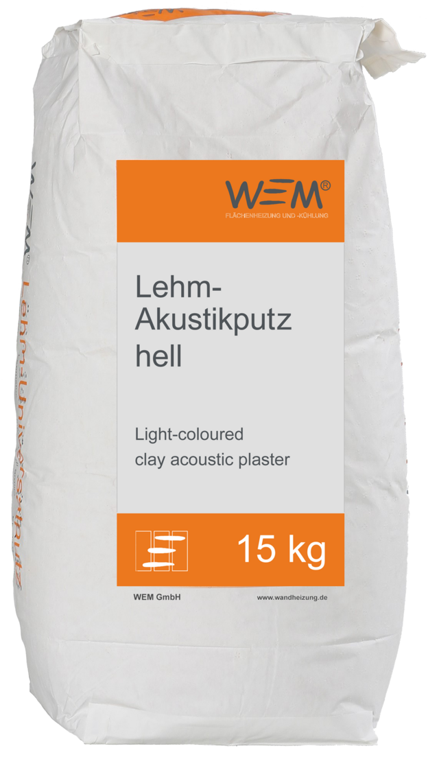 WEM Lehm-Akustikputz hell (altweiß)
