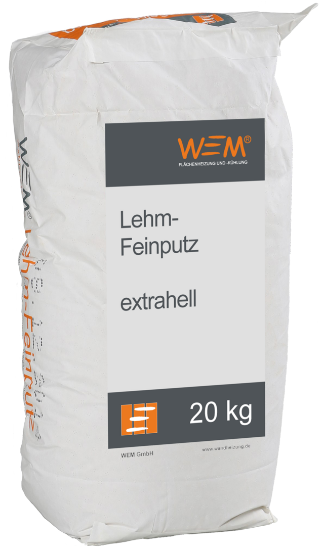 WEM Lehm-Feinputz hell (altweiß)